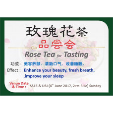 Rose Tea for Tasting