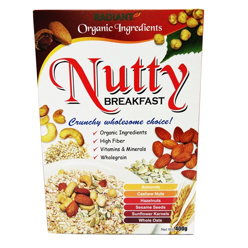 RADIANT ORGANIC NUTTY BREAKFAST 