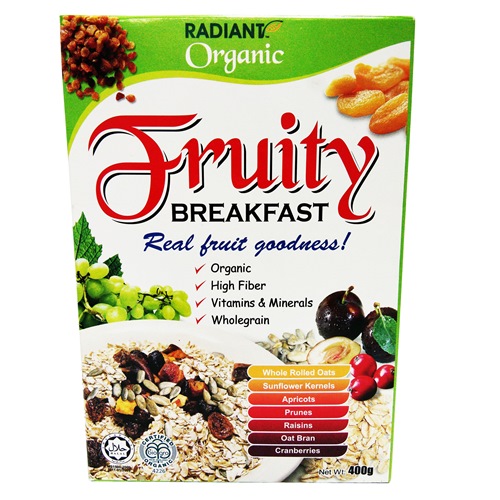 RADIANT ORGANIC FRUITY BREAKFAST 