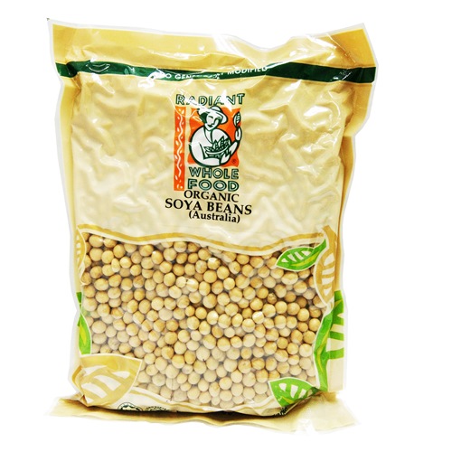 RADIANT WHOLE FOOD ORGANIC SOYA BEANS 