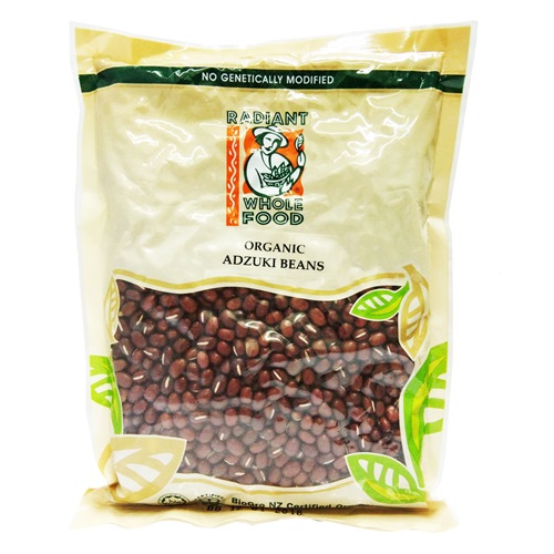 RADIANT WHOLE FOOD ORGANIC ADZUKI BEANS 