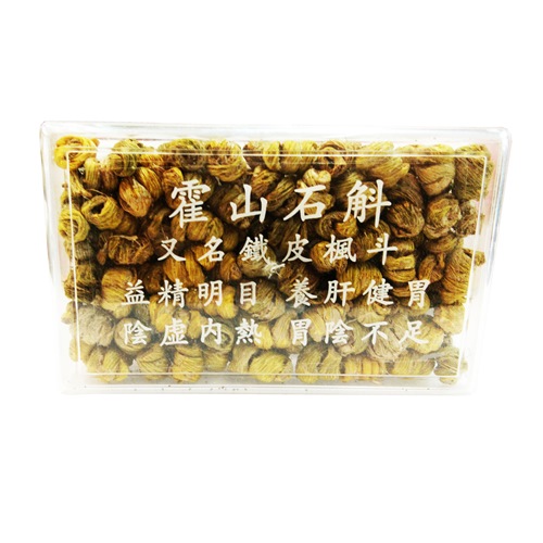 HUOSHAN TIE PI SHI HU, DENDROBIUM ORCHID 霍山石斛 (铁皮枫斗) 38g