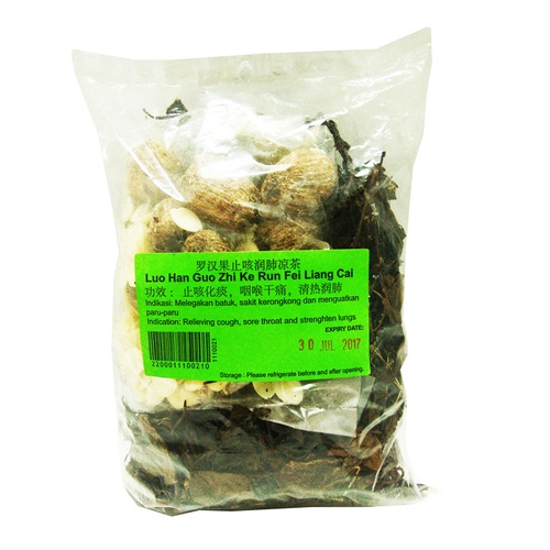 LUOHAN GUO COUGH RELIEVING HERBAL TEA罗汉果止咳润肺凉茶